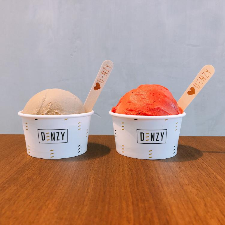Double Scoop Ice Cream and Waffle Set by Denzy Gelato - Chope